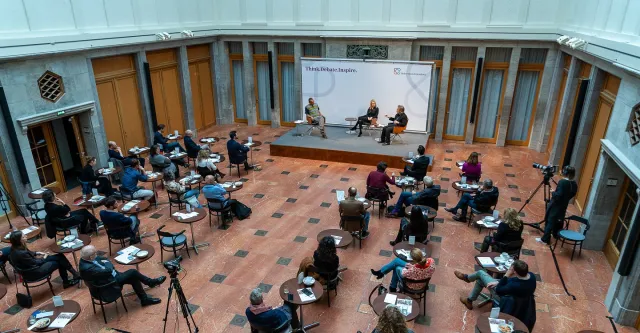 Lunch Talk Event Debate Kumi Naidoo Olafur Eliasson Molly Fannon