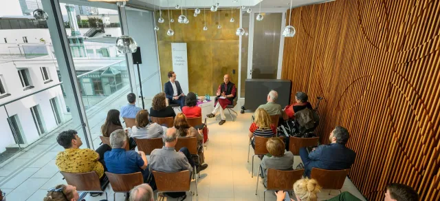 Debate Lunch Talk Event Harsh Mander